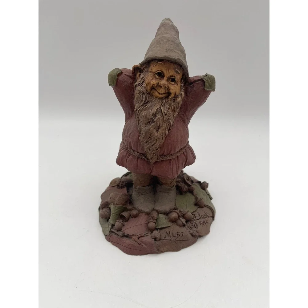 Thomas Clark Cairn Studio Miles Gnome Figurine 1985 Signed, COA ORIGINAL BOX